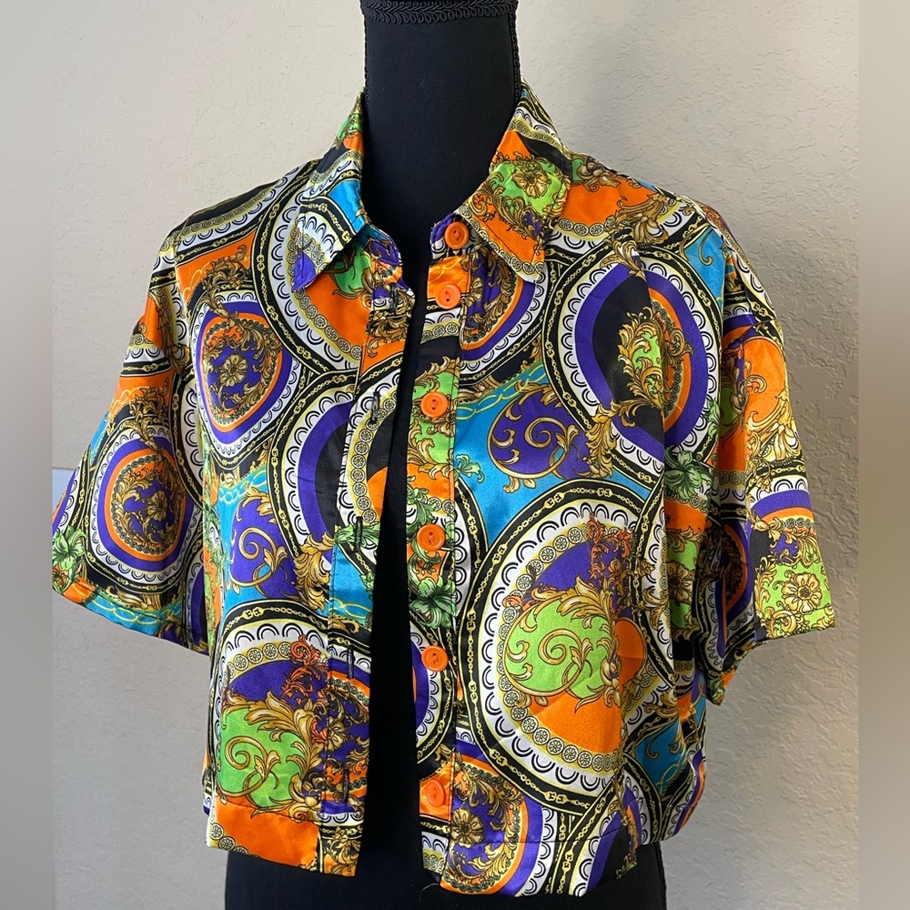 Baroque Print‎ Short Sleeve Shirt